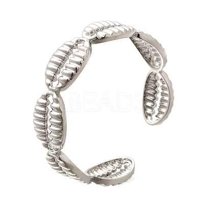 Brass Cuff Bangles for Women BJEW-U018-02P-1