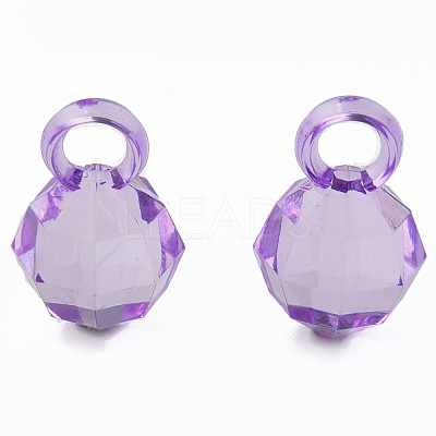 Transparent Acrylic Pendants MACR-S373-125-B02-1