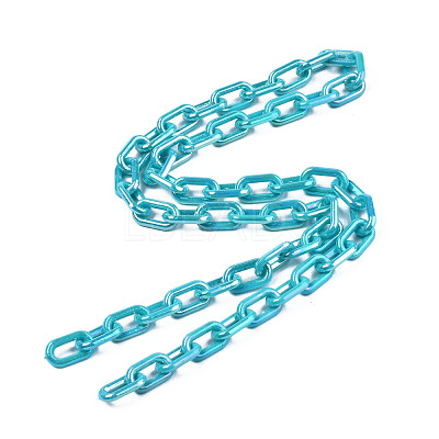 Acrylic Opaque Cable Chains PACR-N009-002C-1