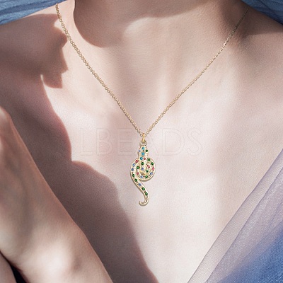 16 Pieces Alloy Snake Charms Pendant Cubic Zirconia Snake Charm Animal Pendant Mixed Color for Jewelry Necklace Earring Making Crafts JX732A-1
