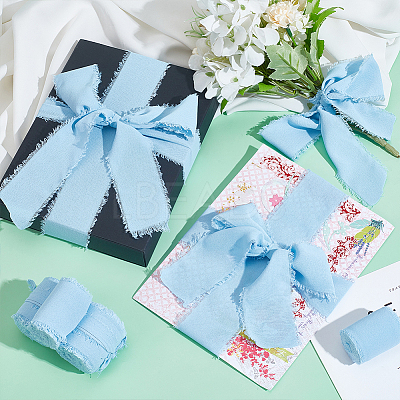 5M Cotton Frayed Ribbons OCOR-WH0045-09D-1