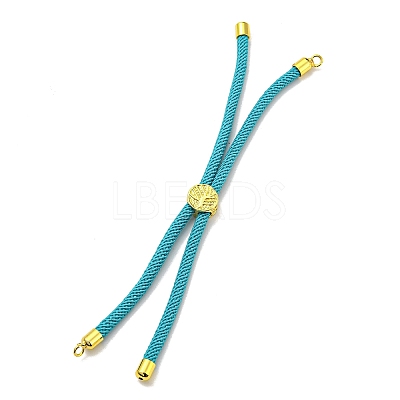 Nylon Cords Bracelet Makings Fit for Connector Charms AJEW-P116-01G-13-1