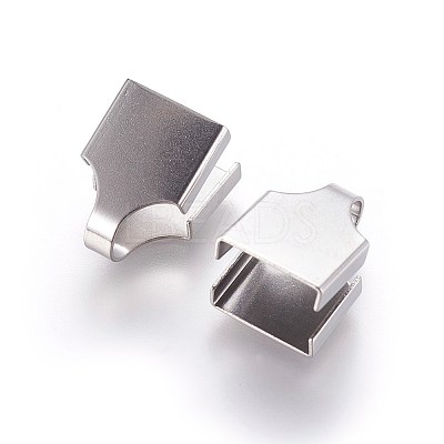 Tarnish Resistant 304 Stainless Steel Cord Ends LS-STAS-P237-81D-P-1