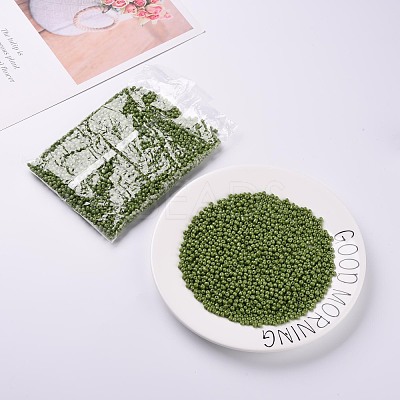 Baking Paint K9 Glass Seed Beads SEED-S003-K9-1