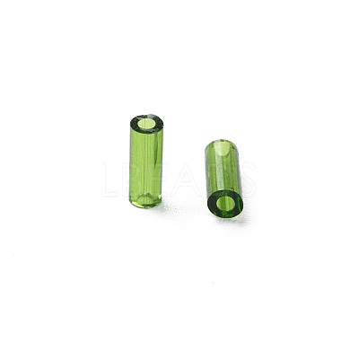 Transparent Glass Bugle Beads SEED-N005-001-C05-1