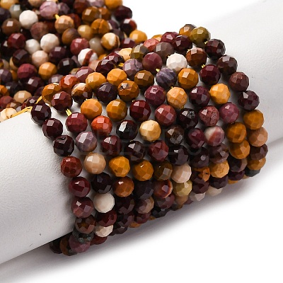 Natural Mookaite Beads Strands G-D320-A05-4mm-1