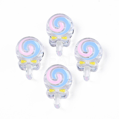 Transparent Acrylic Beads ACRC-S039-04-1