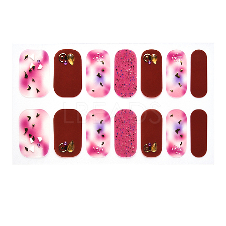 Full Cover Nombre Nail Stickers MRMJ-S060-ZX3290-1