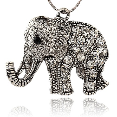 Tibetan Style Alloy Rhinestone Big Pendants LS-ALRI-L048-01AS-1