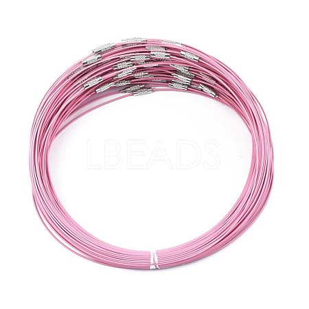 Stainless Steel Wire Necklace Cord DIY Jewelry Making X-TWIR-R003-03-1