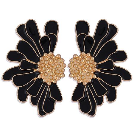 Vintage Flower Stud Earrings for Women JE1095C-1