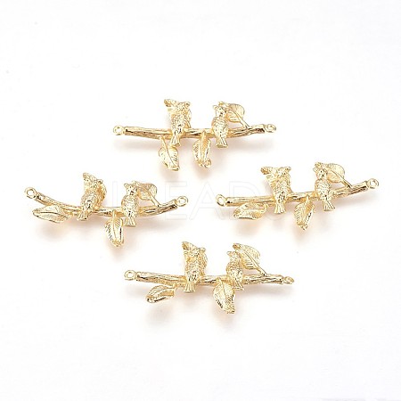 Brass Links connectors KK-P153-05G-NF-1