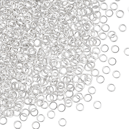 500Pcs Rack Plating Brass Jump Rings KK-PH0015-52-1