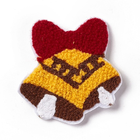 Christmas Bell Cloth Snap Hair Clips LS-PHAR-G003-15-1