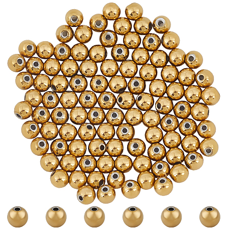 100Pcs 304 Stainless Steel Beads STAS-HY0002-23B-1