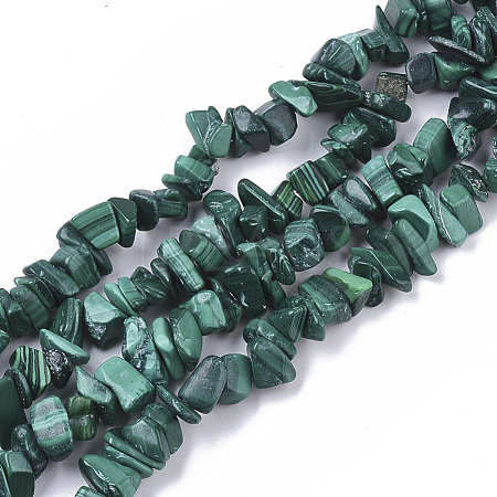 Synthetic Malachite Beads Strands G-S363-014-1