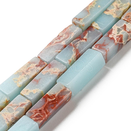 Synthetic Imperial Jasper Dyed Beads Strands G-D077-C01-11-1