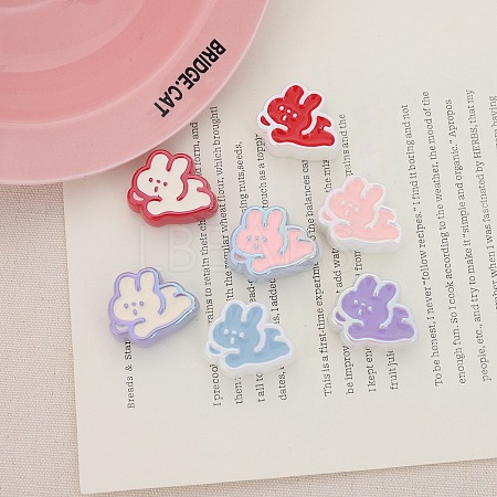Opaque Acrylic Beads X-SACR-P030-B01-1