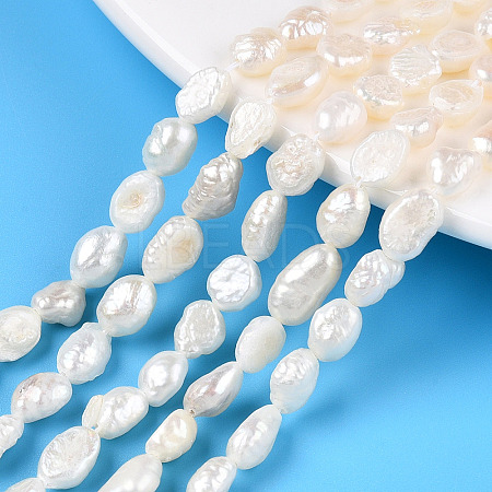 Natural Cultured Freshwater Pearl Beads Strands PEAR-N014-05K-1