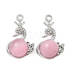 Alloy Rhinestone Pendants FIND-D044-22P-03-1