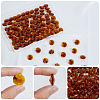 120Pcs Electroplate Glass Links Connectors GLAA-SP0001-73E-5
