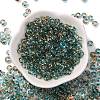 3/0 Baking Paint Transparent Colours Glass Round Beads SEED-L011-13A-02-2