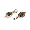 Natural Labradorite Faceted Pendans KK-L218-004G-02-2