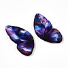 Epoxy Resin Butterfly Wings Cabochons CRES-N035-02A-2