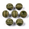 Painted Natural Wood Beads WOOD-T021-54A-04-2