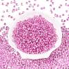 6/0 Baking Paint Transparent Fringe Glass Seed Beads SEED-N006-06G-2