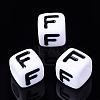 Letter Acrylic Beads PL37C9129-F-1