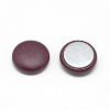 Imitation Leather Covered Cabochons X-WOVE-S084-06D-1