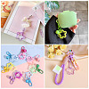 60Pcs 12 Styles Transparent Acrlyic Pendants MACR-TA0002-48-9