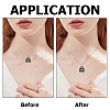 Brass Micro Pave Clear Cubic Zirconia Ends with Chain KK-HS0001-97-5