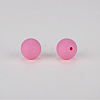 Round Silicone Focal Beads SI-JX0046A-72-2