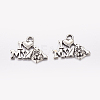 Tibetan Style Alloy Puppy Pendants LS-TIBEP-0399-S-FF-2