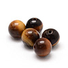 Grade A Natural Tiger Eye Round Beads G-L451-01-6mm-2
