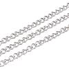 304 Stainless Steel Twist Chains CHS-K001-24-3mm-1
