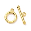 Brass Toggle Clasps X-KK201-G-1