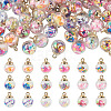 54Pcs 9 Styles Glass Pendants FIND-TA0008-55-2
