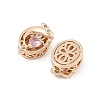 Rack Plating Brass Micro Pave Cubic Zirconia Beads KK-F879-01G-01-2