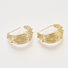Brass Stud Earrings X-KK-T048-036G-NF-2