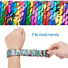 Mermaid Slap Bracelets BJEW-TA0003-01-6