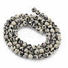Natural Dalmatian Jasper Bead Strands G-R345-4mm-51-01-2