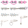 11pcs Iron Snap Hair Clips PHAR-CP0001-26-1