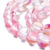 Synthetic Moonstone Beads Strands G-E573-02B-26-4