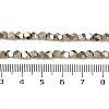 Electroplated Synthetic Non-magnetic Hematite Beads Strands G-A234-G03-01C-4