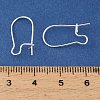 Brass Hoop Earring Findings KK-H258-16S-3