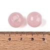 Natural Rose Quartz European Beads G-Q602-09B-02-3