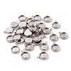 Tarnish Resistant 304 Stainless Steel Pendant Cabochon Settings X-STAS-K202-03C-P-5